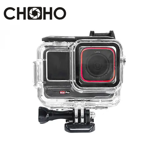 Insta360 Ace PRO 2 Ace-pro2 액세서리 케이스 방수 하우징 다이빙 Insta360 ACEPRO 2 용 60M 보호 보호 쉘