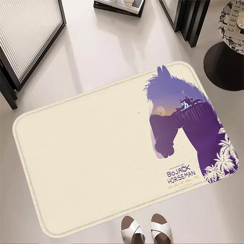 Entrance Doormat Living Room BOJACK HORSEMAN Rugs Foot Carpets Bathroom Rug Floor Mats Carpet Anti Slip Mat Home   Hallway Decor