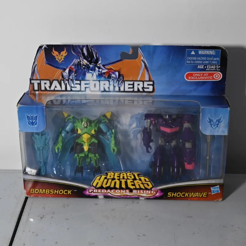 In Stock Hasbro Transformers TFP Beast Hunter Commander-level Shockwave Shock Bomb Hobby Collection Boys Holiday Gift Toy