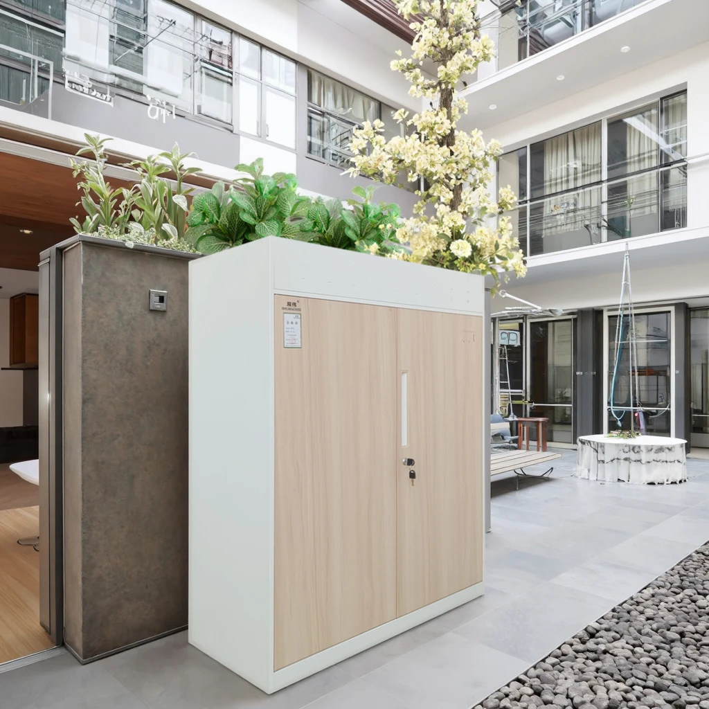 Outdoor hotel flower bed waterproof bookcase and bookshelf multi-functional integrated steel locker