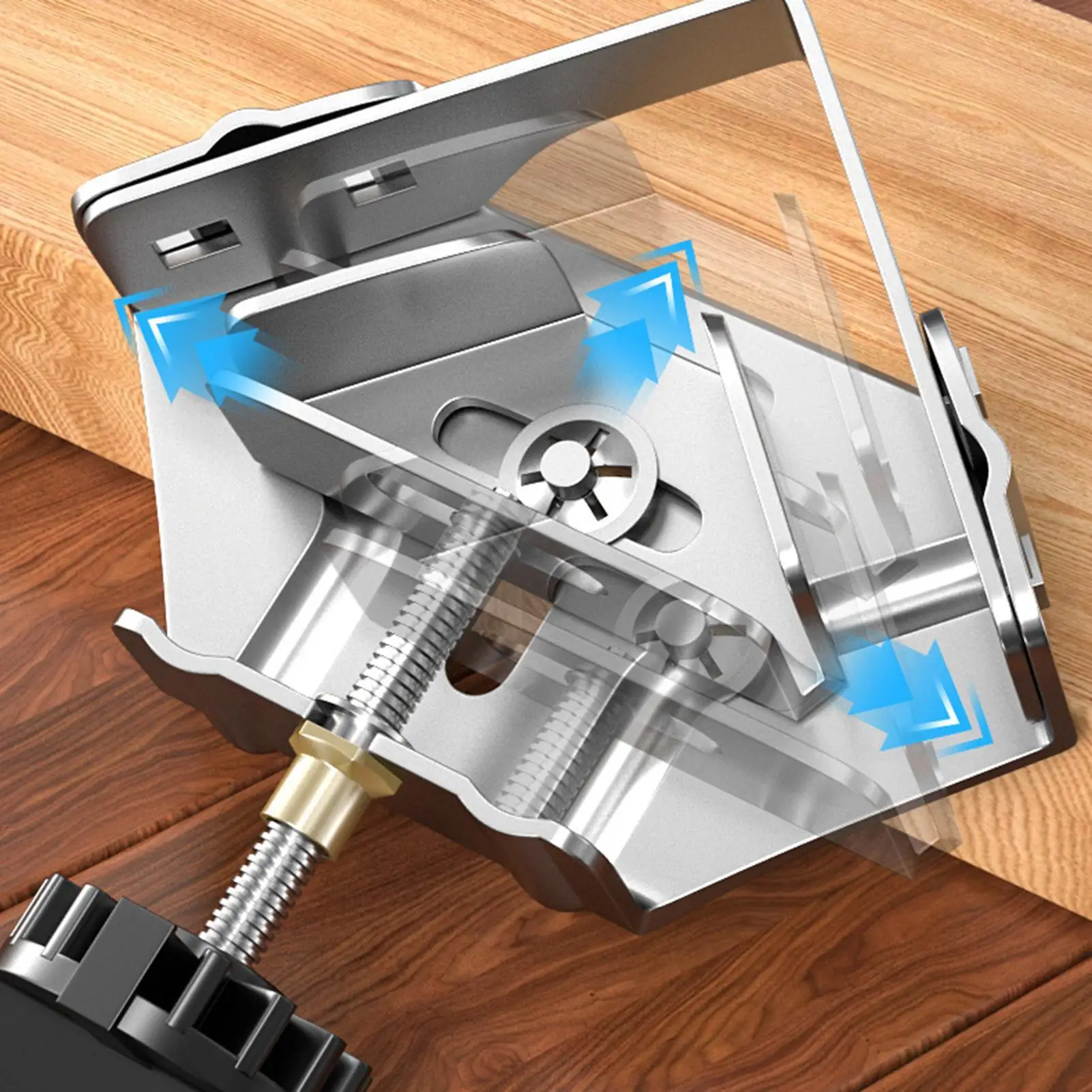 

Corner Clamps 90 Degree Right Angle Clamp Carpenter Quick Splicing Jig W/ Adjustable Swing Jaw Woodworking Right Angle Clamp