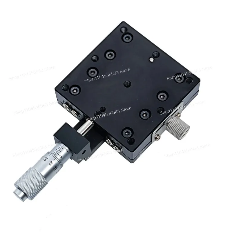 

Ручной линейный столик LGX60-C/LX60-L/C/R, платформа обрезки оси X 60x60 мм, для промышленного и экспериментального позиционирования