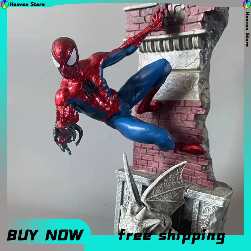 

Avengers Superhero Hand Spider Man Hero Expedition Model Spider Man Venom Combined Statue Home Display Birthday Gift