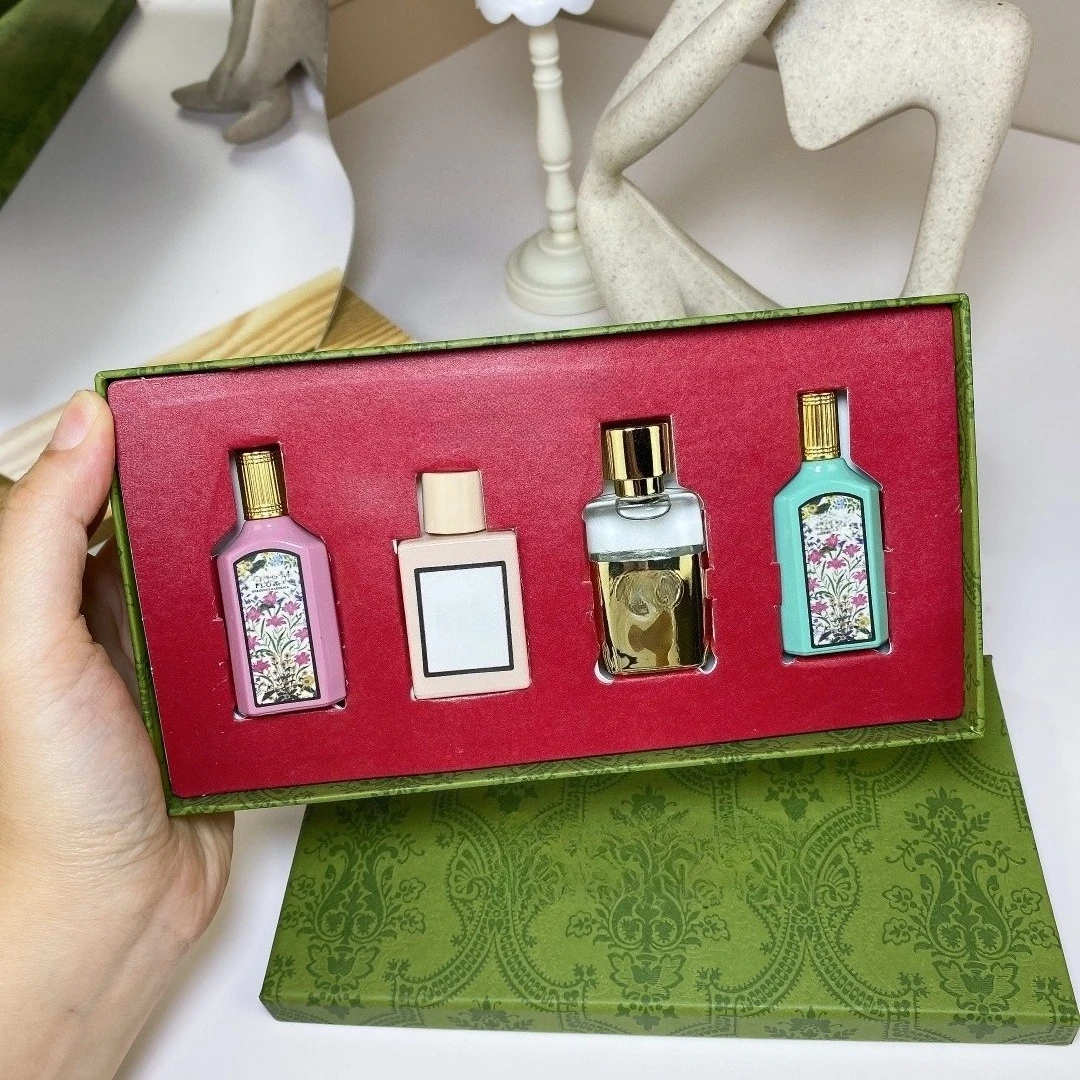 

Brand Perfume Women Gift Box Four Piece Set Plant Floral Scent Pheromone Lasting Fragrance Exudes Feminine Charm духи женские