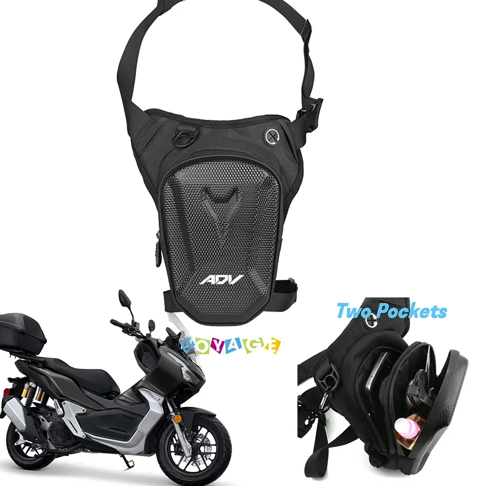 

Для Honda ADV ADV150 ADV 350 150 350 сумка на пояс мотоцикла водонепроницаемая сумка для ног боковая сумка многофункциональная поясная сумка аксессуары