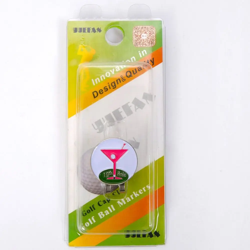 

Металлические аксессуары для снаряжения для гольфа Lucky, гальванический золотой зажим для шляпы, зажим для кепки для гольфа, зажим для шляпы для гольфа, маркер для мяча для гольфа