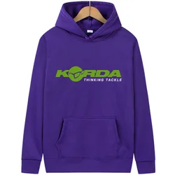 Korda Inspired Tribute Angling Fishing Fish Carp Hoodie Men Hooded Sweatshirts Outdoor Casual Pullover Couple Clothes Tops S-3XL