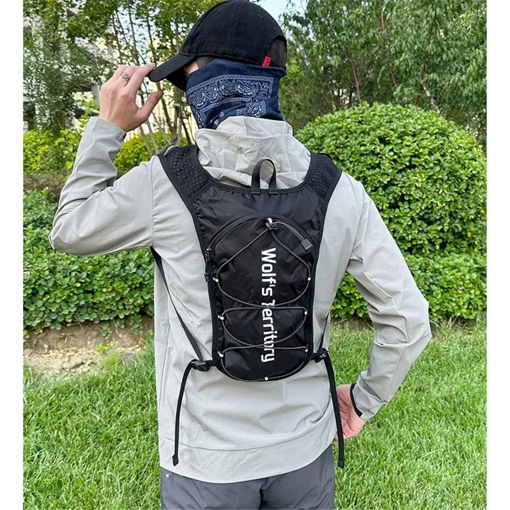 5L Marathon Hydrating Backpack Breathable Oxford Cloth Hydration Vest Ultralight Reflective Trail Running Backpack Jogging