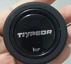 

Tiypeor Aluminum Universal Modified Car Speaker Control Cover Racing Steering Wheel Horn Button JDM Stylistic