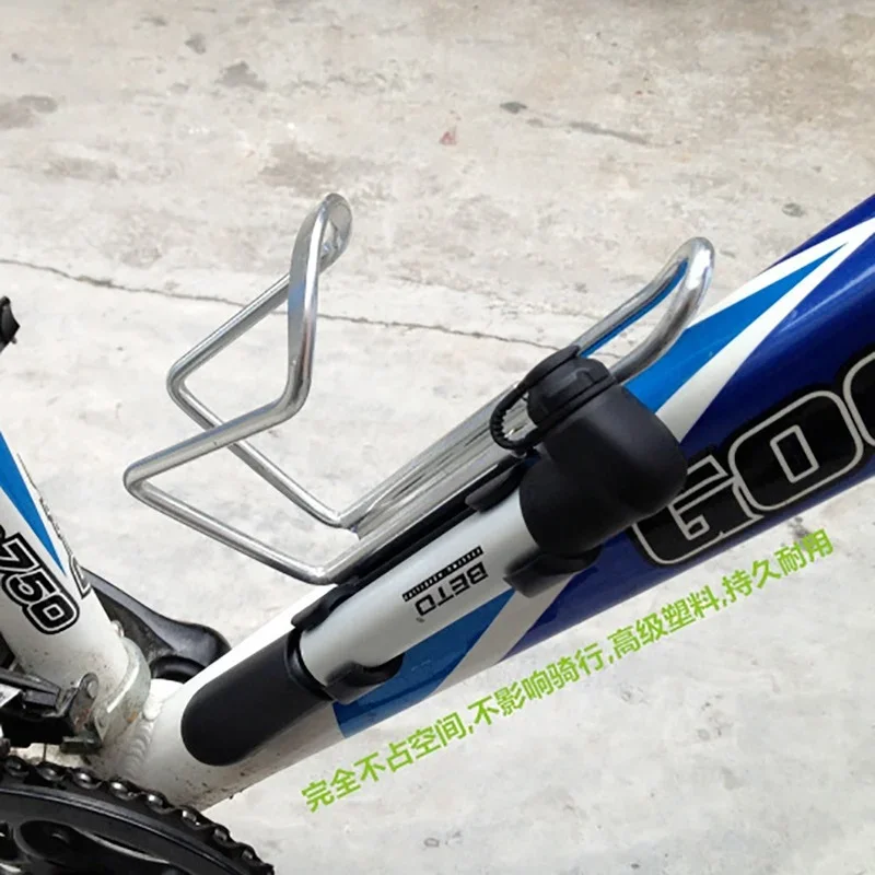 Cycling Bike Bicycle Pump Holder Portable Pump Retaining Clips Folder Holder Fitted Fixed Clip Pump Inflator Fixing