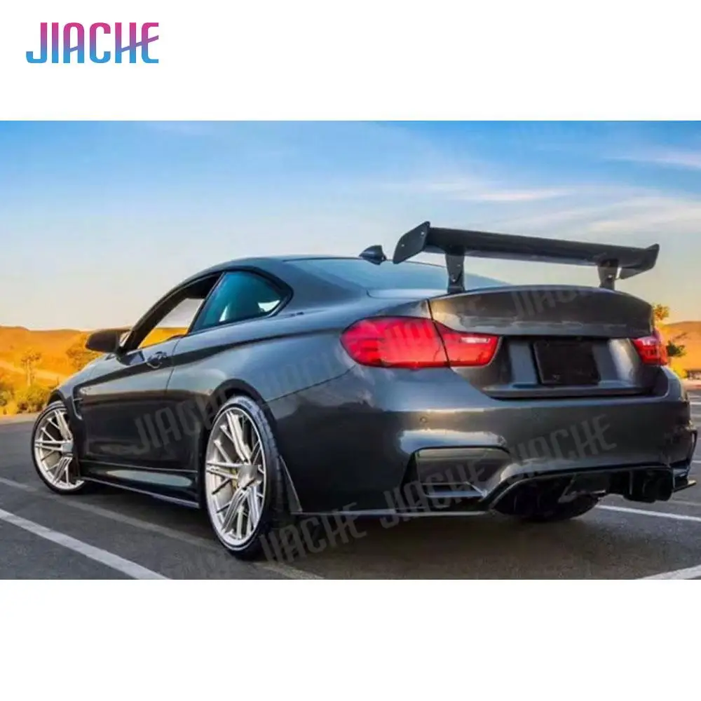 Carbon Fiber Rear Boot Racing Spoiler GTS Style For BMW 1M M3 E46 E82 E90 E92 E93 F30 F10 Sedan Car FRP Universal Spoiler Wing