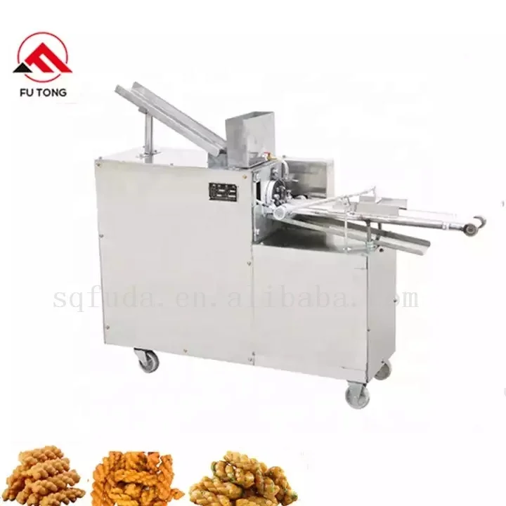 FuTong Crispy Twirls Making Machine Automatic Fried Dough Twist Machine Snack Food Processing Extruder with Best Price