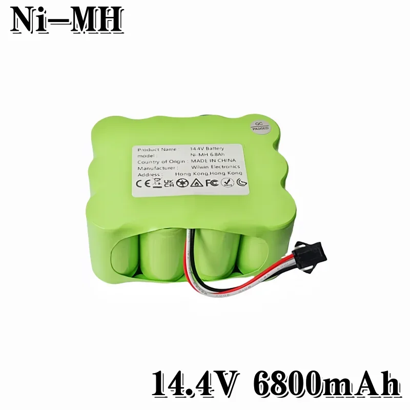 14.4V Ni-Mh SC Rechargeable battery 3800mAh lpega for KV8 XR210 XR510 XR210A XR210B XR510B XR510C Vacuum Cleaner Sweeping Robot