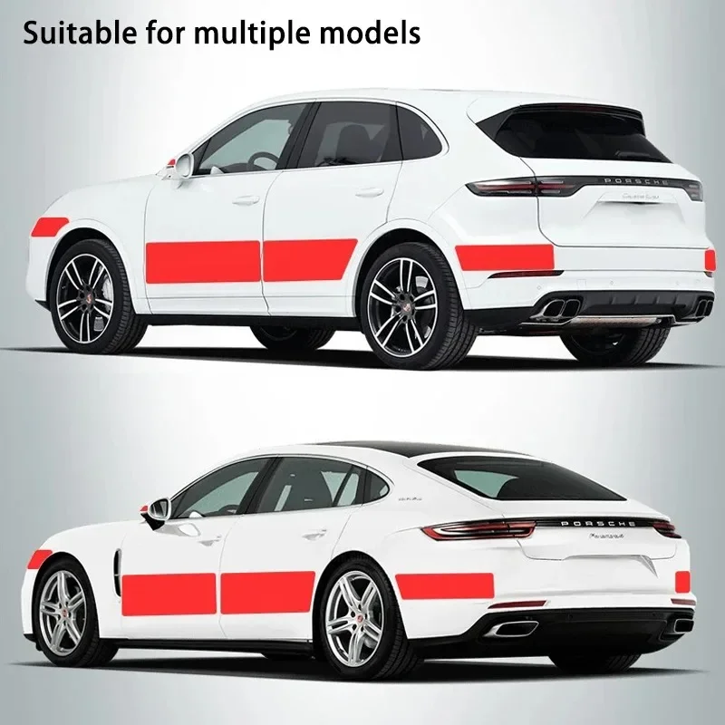 نانو ألياف الكربون سيارة ملصق لصق حامي قطاع DIY بها بنفسك السيارات طبقة رقيقة واقية سيارة بواسطة عتبة الجانب مرآة المضادة للخدش الشريط #6