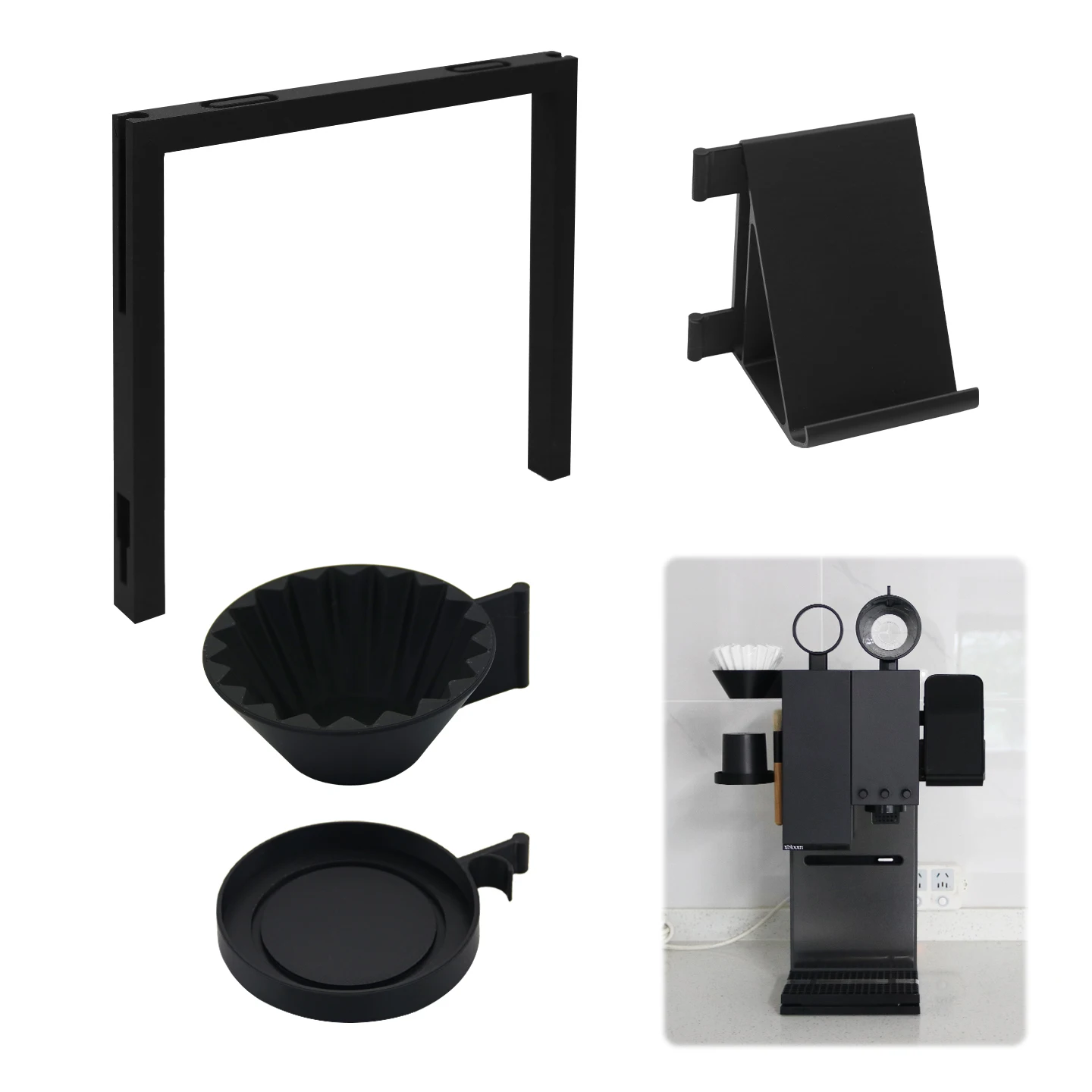 Storage Rack For xBloom Studio Coffee Machine Multi-purpose Coffee Cup Organizer Holder Kitchen Coffee Accessories Shelf
