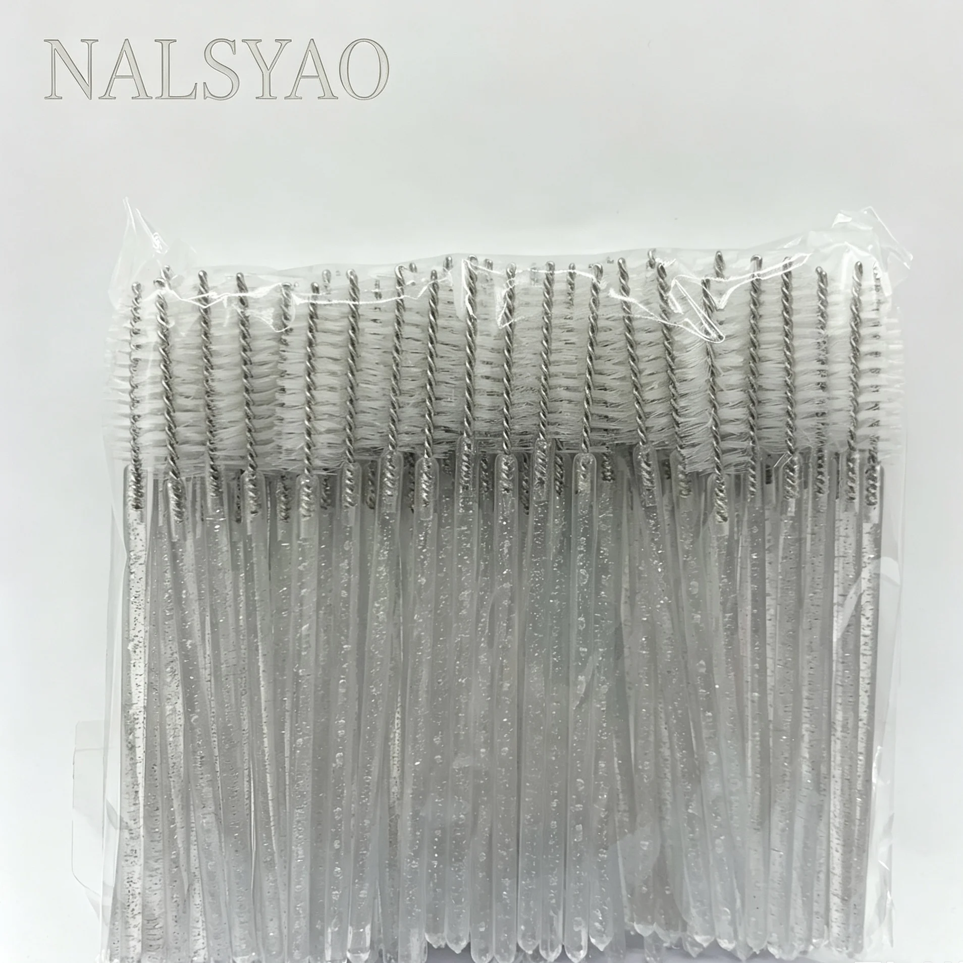 100 stücke Einweg Wimpern Pinsel Spoolies Micro Lash Mascara Wands Kämme Großhandel Für Wimpern Verlängerung Make-Up – Detail 3