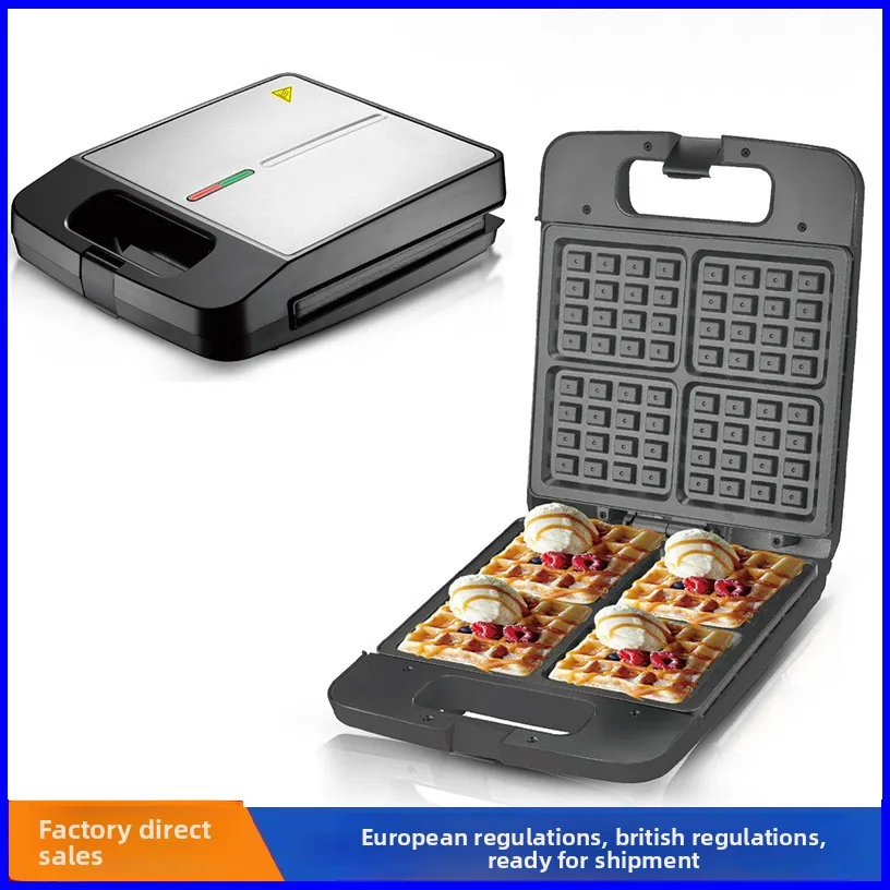 

Multifunctional household four-slice waffle maker sandwich maker bread breakfast maker steak