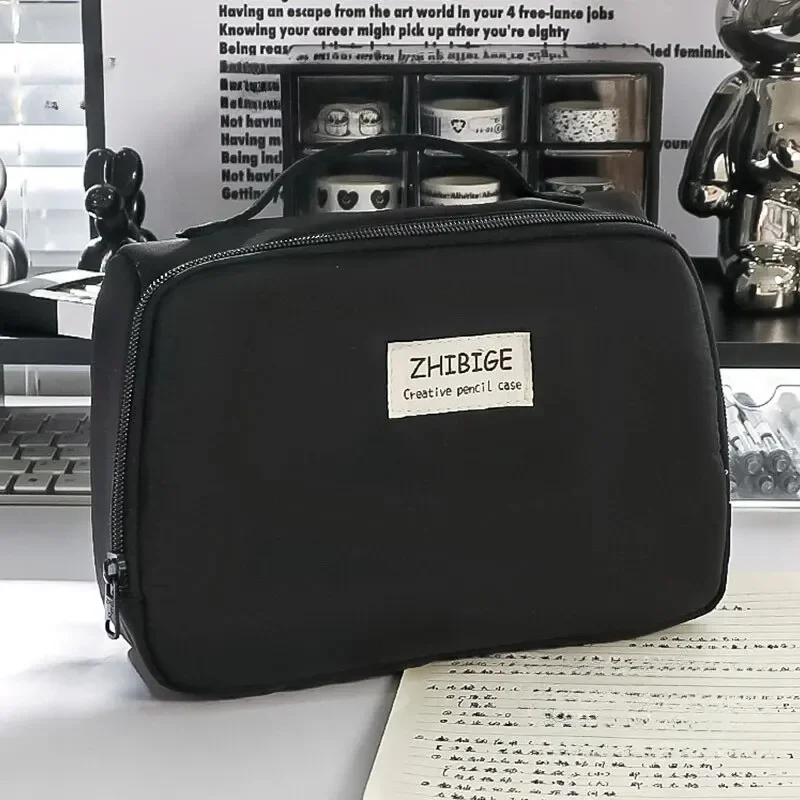 9-layer Large-capacity Pencil Case Beautiful Canvas Multi-functional Pencil Case School Supplies And Stationery image 2