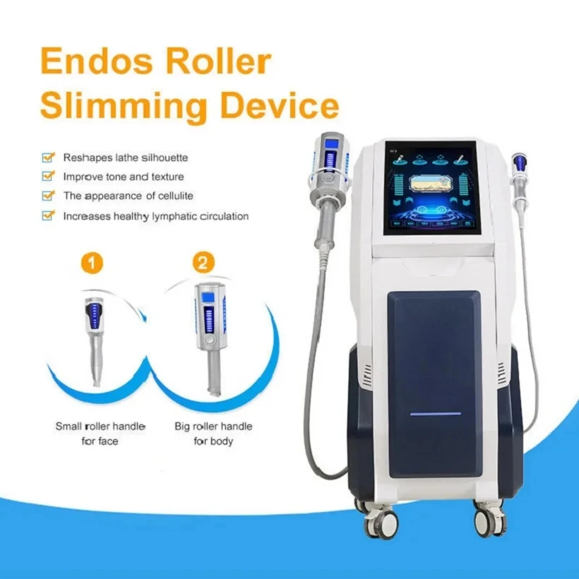 New 2 Handles Roller Massage Body Slimming Machine Ball Roller Vertical Machine Touch Screen Inner Ball Roller Vertical Machine