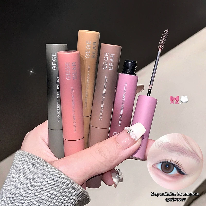 Gege Bear Langdurige 24H Cloudy Mist Wenkbrauwgel - Waterdicht Transpiratie Veegvast Natuurlijk Student Grensoverschrijdend