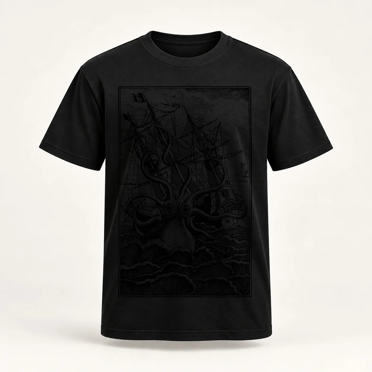 Vintage Kraken attacking ship illustration Women T-Shirt hippie clothes new edition t-shirts for Women pack