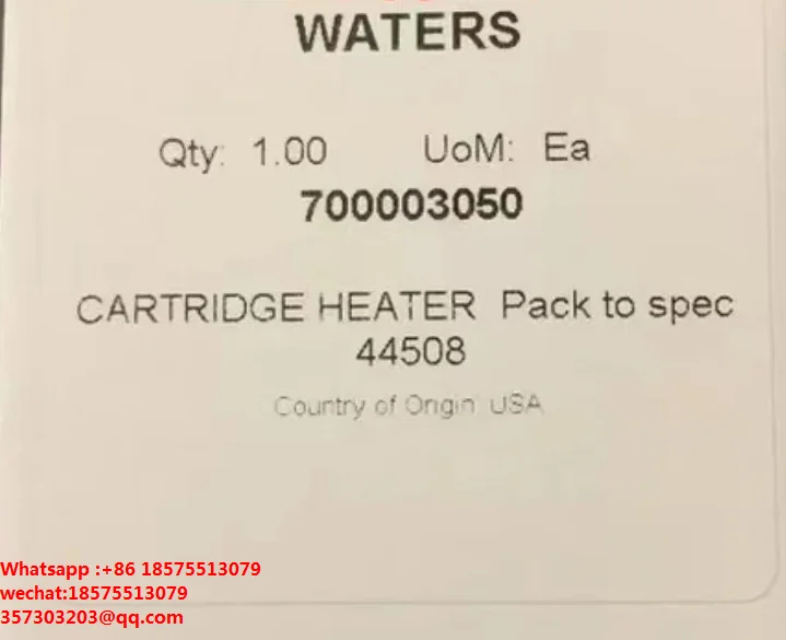 

For Waters 700003050 Acquity Ion Source Heater Cartridge Heater Brand New
