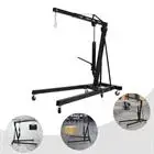 2 Ton Engine Motor Hoist Cherry Picker Shop Crane Lift Heavy Duty Steel 4400Lbs