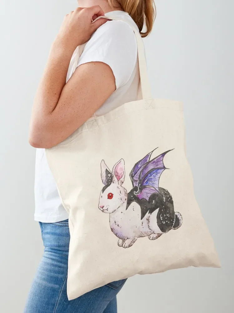 Vampire Bat Bunnicula Bunny Rabbit Tote Bag shopping bag logo cloth bag woman custom tote