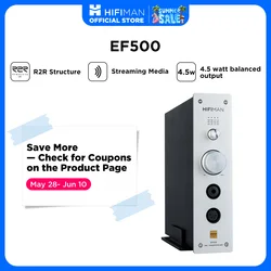 HIFIMAN EF500 DAC/Amplifier/Headphone Stand with Streaming Media and Hymalaya LE R2R DAC