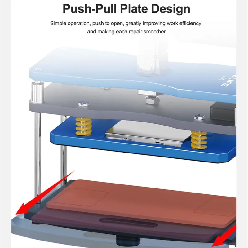 RELIFE LS5 Hot Pressing Machine for Mobile Phone Maintenance Constant Temperature Heating Pressure Protector Platform