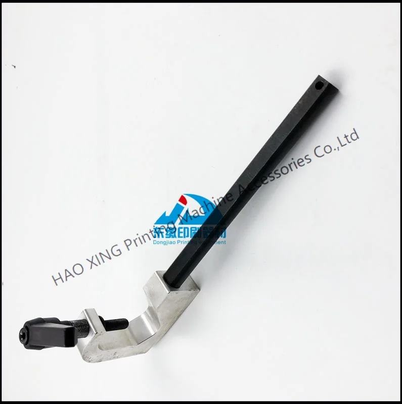 ペーパープレスブラケットサポート、印刷機械交換スペアパーツ、高品質のすきまレバー、kba 105