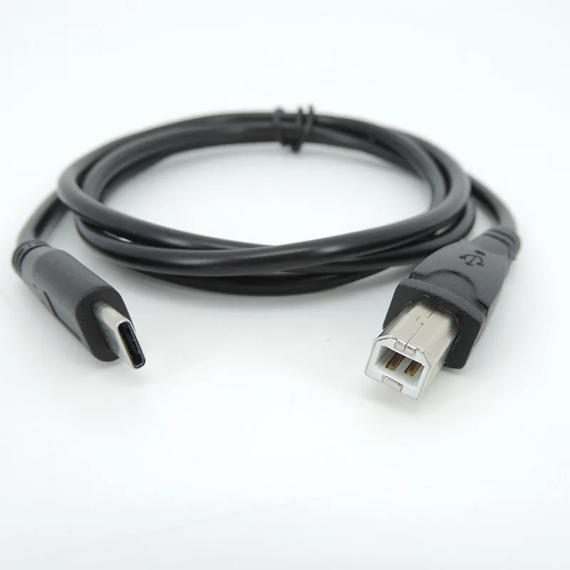 1meter USB-C Type-c Male to USB B Type Male Data Cable connector extend Cord for Cell Phone Printer p1