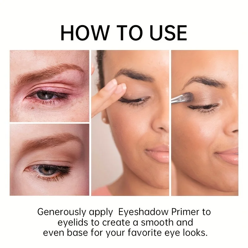 Base pour les yeux longue durée, apprêt de maquillage, fard à paupières crème longue durée, apprêt pour le visage, correcteur imperméable à couverture complète
