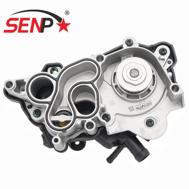 Auto Parts Engine Water Pump with Thermostat Housing Wholesale China OEM 04E121600D 1.2TSI 1.4TSI for AUDI/ VW High-quality 1 PC