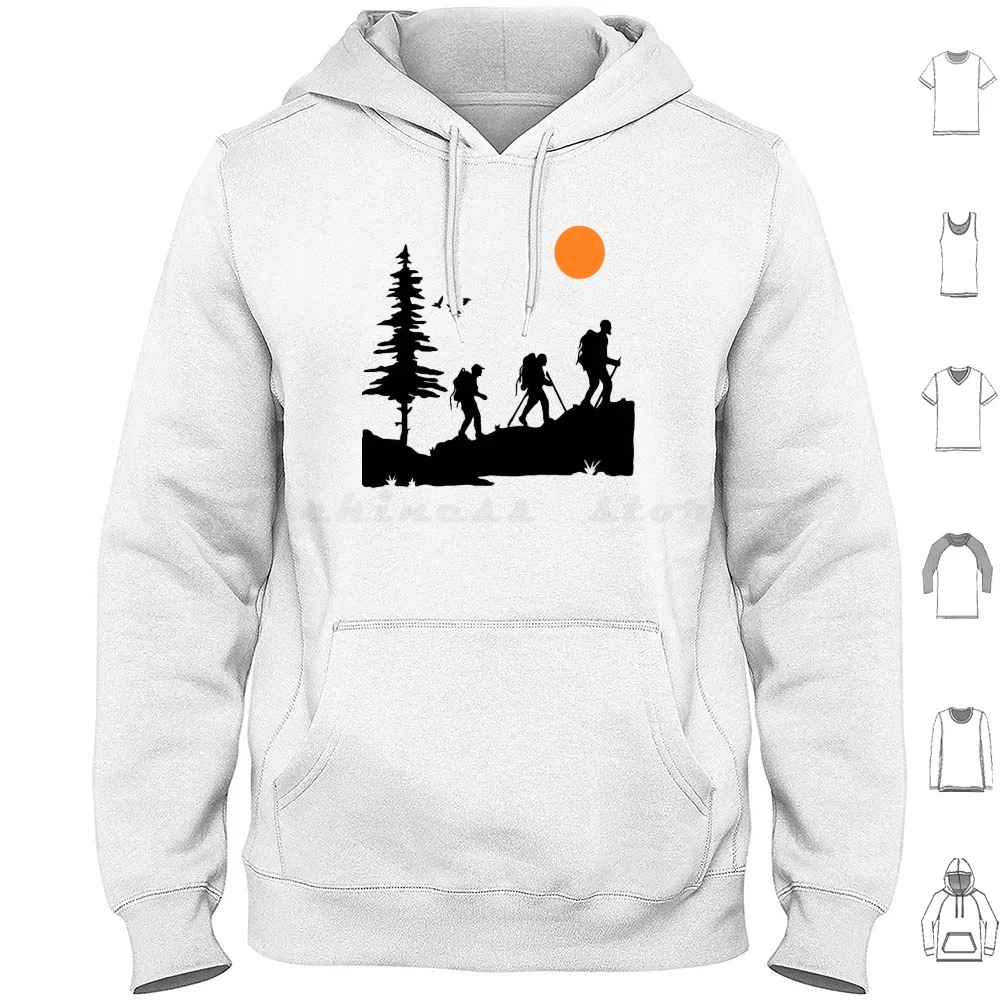Camping Gang Camping Vibes Sudadera con capucha de algodón de manga larga Camping perro Gang mamá papá amor naturaleza bosque maderas montaña campamento Camping