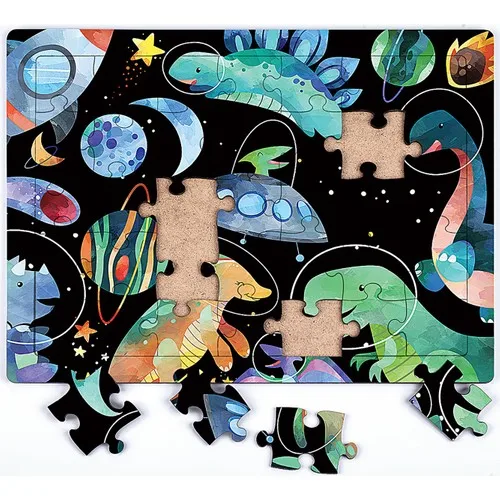 King Of Puzzle Dinzorlar Space Wooden Puzzle 35 Piece (Xxxv-06)