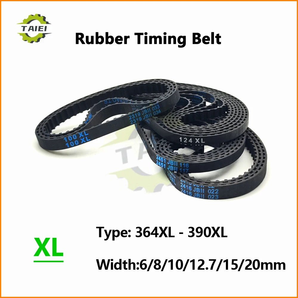 

XL Synchronous Belt 364XL 366XL 368XL 370XL 372XL 374XL 376XL 378XL 380XL 382XL 384XL 386XL 388XL 390XL Width 6-20mm Drive Belt