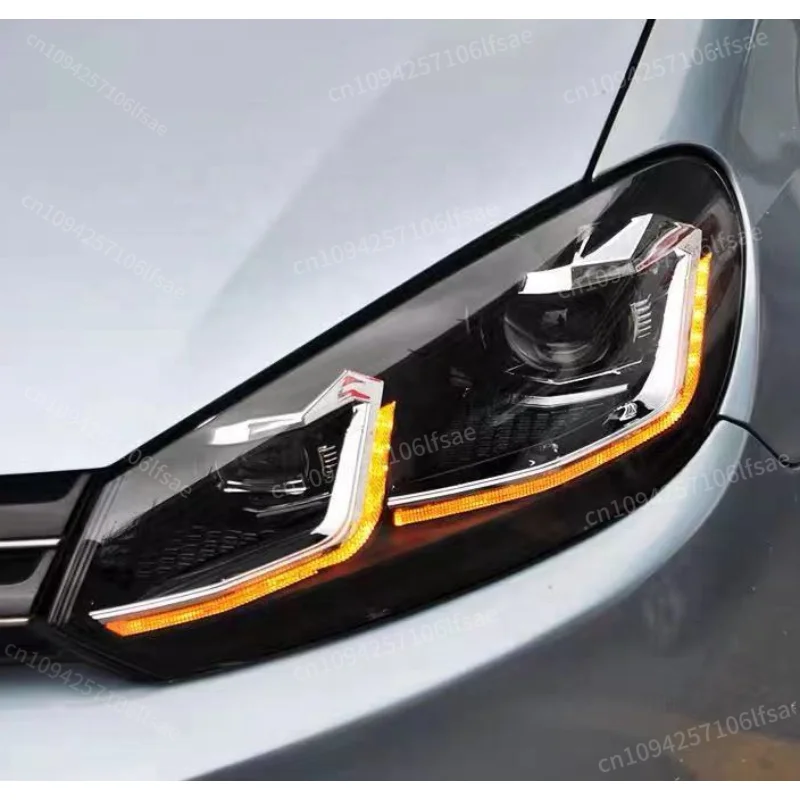 In stock Upgrade full led headlamp headlight plug and play for VW  golf 6 head lamp head light 2009-2013
