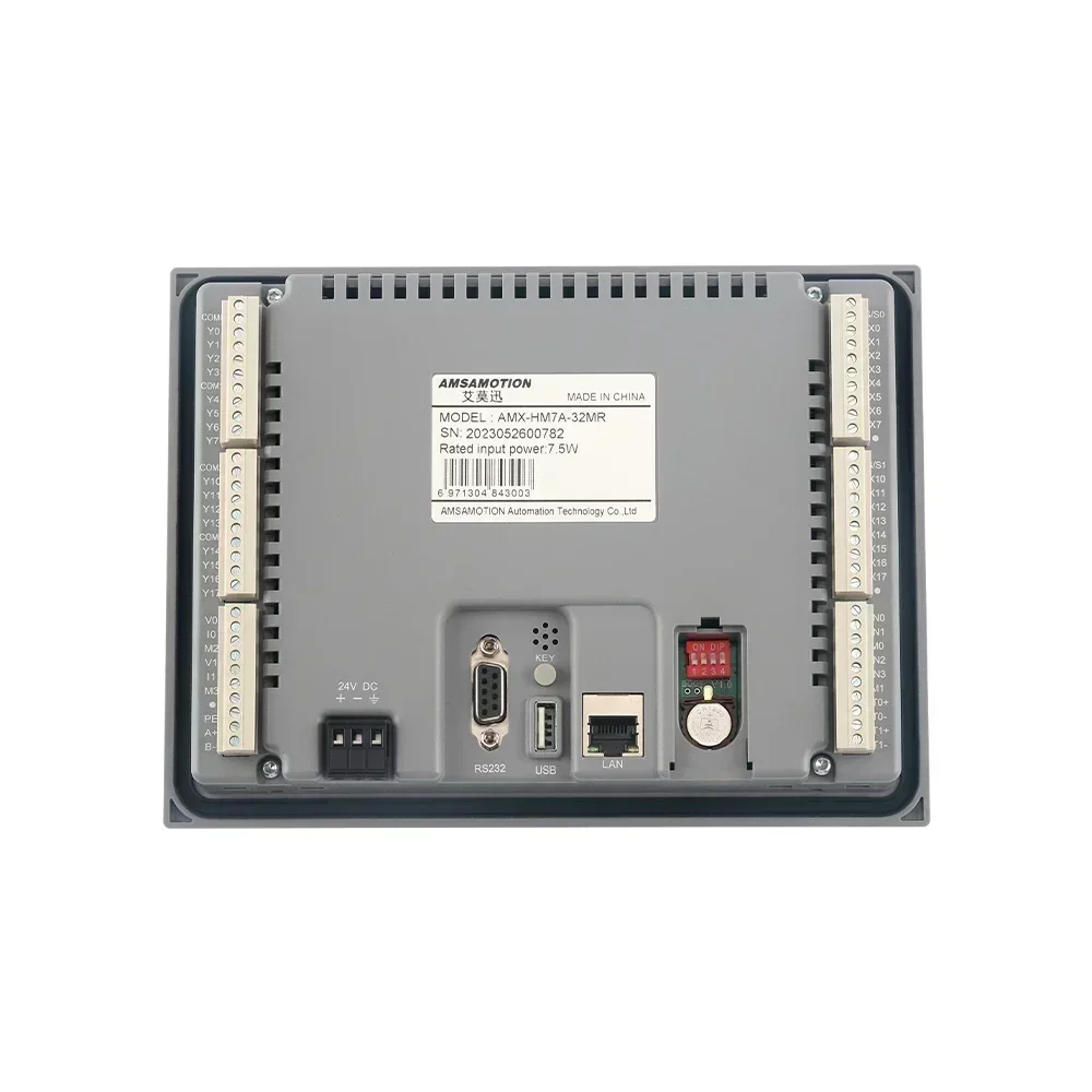 HMI PLC All in one Integrator Controller Ethernet Touch Operate Panel Transistor Relay Analog PT100 HM7A-32MRT HM7A-32MR