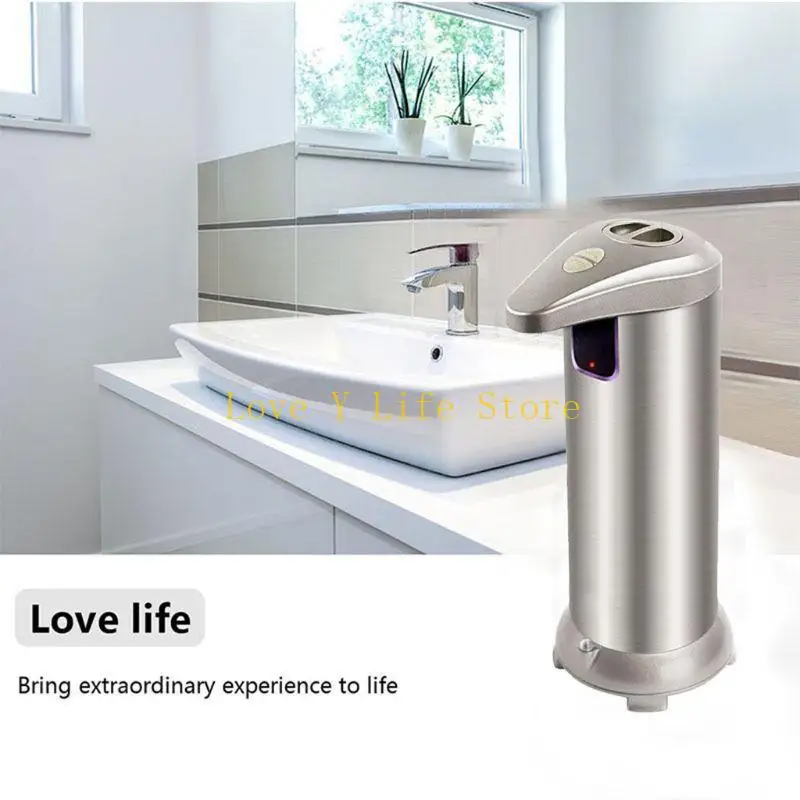 Distributore sapone automatico in acciaio inossidabile L74C per sensore sapone liquido senza touchless a infrarossi per
