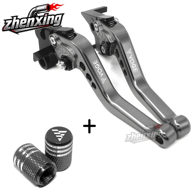 ل LONCIN VOGE 625 525 DSX 625DSX 525DSX DSX625 500R 650DS دراجة نارية الملحقات قابل للتعديل قصيرة دواسة فرامل العتلات #4