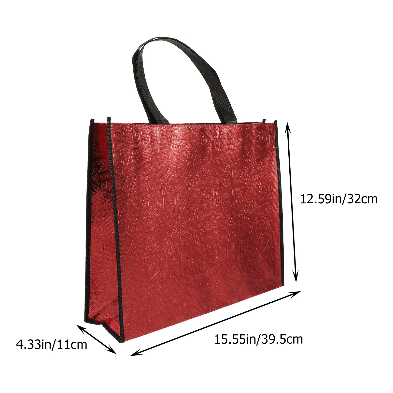 4pcs Reusable Gift Wrapping Bags Non-Woven Tote For Wedding Party Portable Storage Holder Bulk Grocery Gift Packing Bag