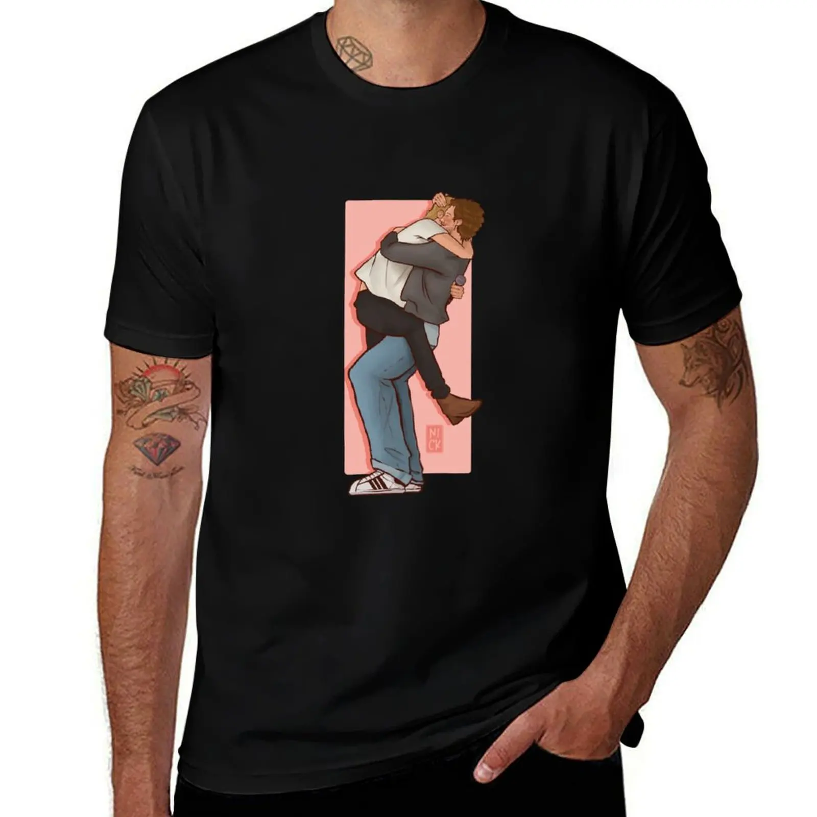 

Jomie- Joseph Quinn & Jamie Campbell Bower T-Shirt t shirt man cotton mens graphic t shirts T-Shirt