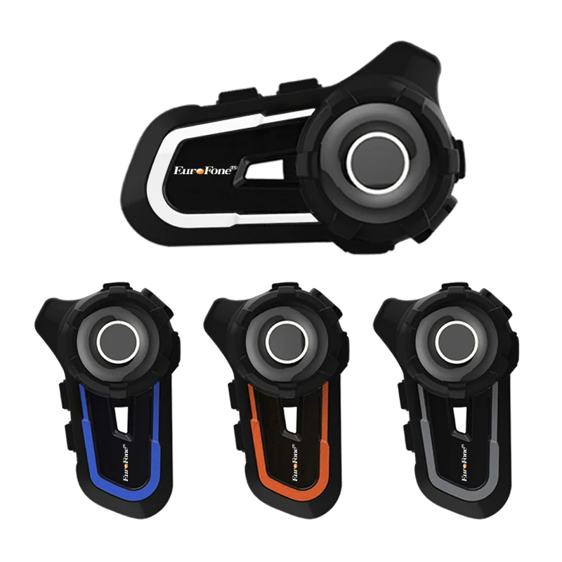 

Hands Free Calling, 6 Riders Simultaneous Talking, Bluetooth Headphones Intercom for Motorcycle Support Pairing with Cardo