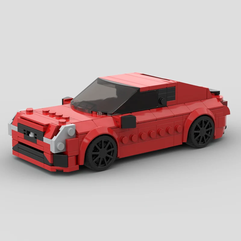 City Car Model MOC Building Bricks CT5-V High Performance Sedan Modular Technology Children Holiday Gifts Assemble Toys Suit