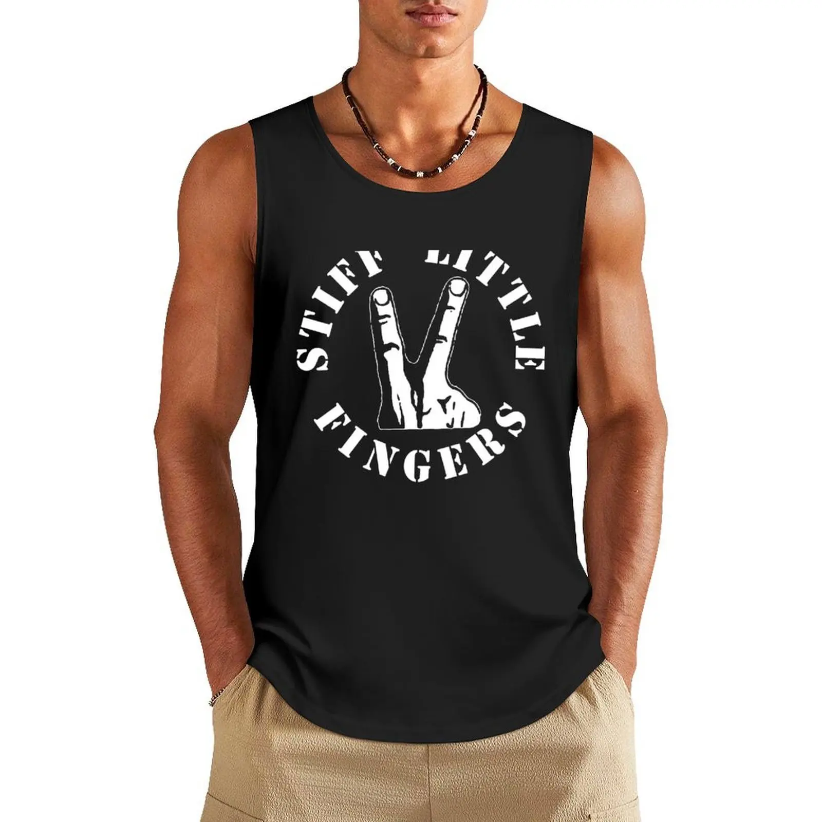 

STIFF LITTLE FINGERS BAND Tank Top vest men sports clothes for men gym for men