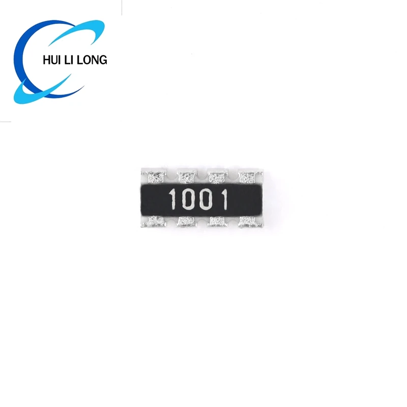 100PCS 1206 0603*4 Network Resistor 1% 1/16W 10 20 22 30 33 36 39 47 49.9 51 56 68 75 82 100 120 150 180 1K 10K 51K 100K 1M ohm