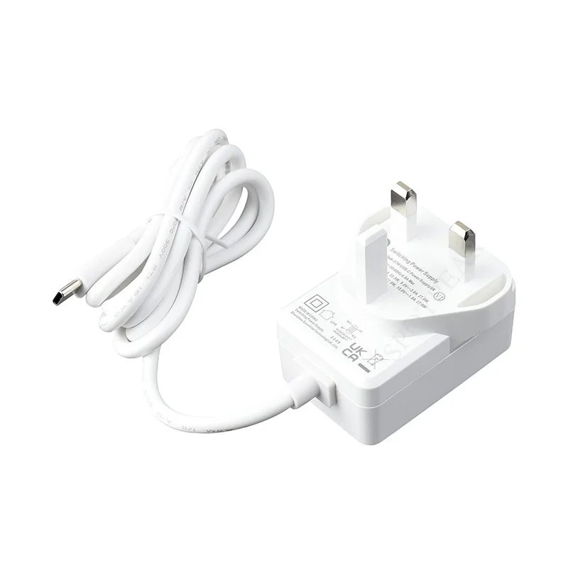 Блок питания Raspberry Pi 5 Power 27 Вт USB Type-C 5V5A PD для Pi5