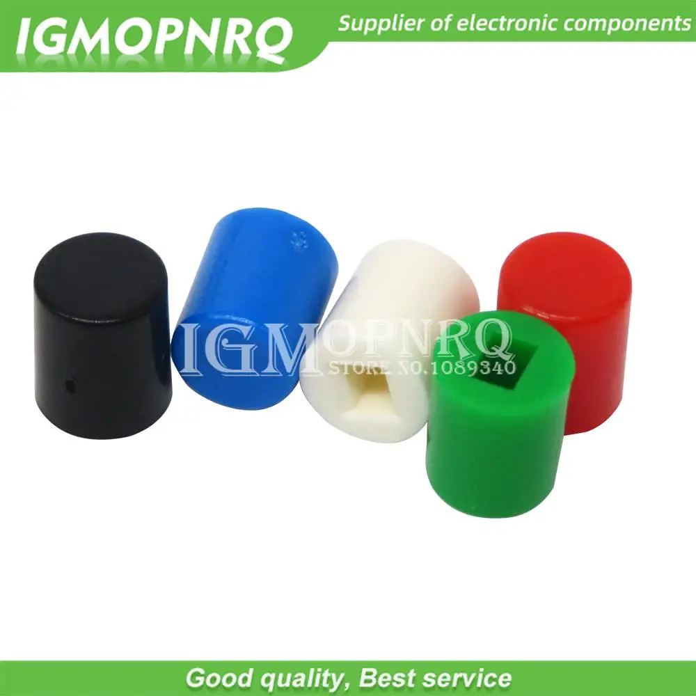 20PCS For 4Pin 6*6 Micro Tact Push Button Switches 6x6x4.3/5/6/7/8/9/10MM A56 button cap switch cap diameter 3.2mm height 6mm