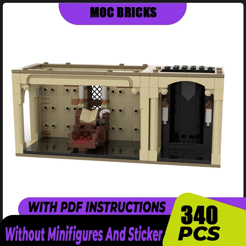 

Star Movie Series Moc Building Bricks Small Study Room Model Technology Modular Blocks Construstion DIY Assembly Toys Gifts